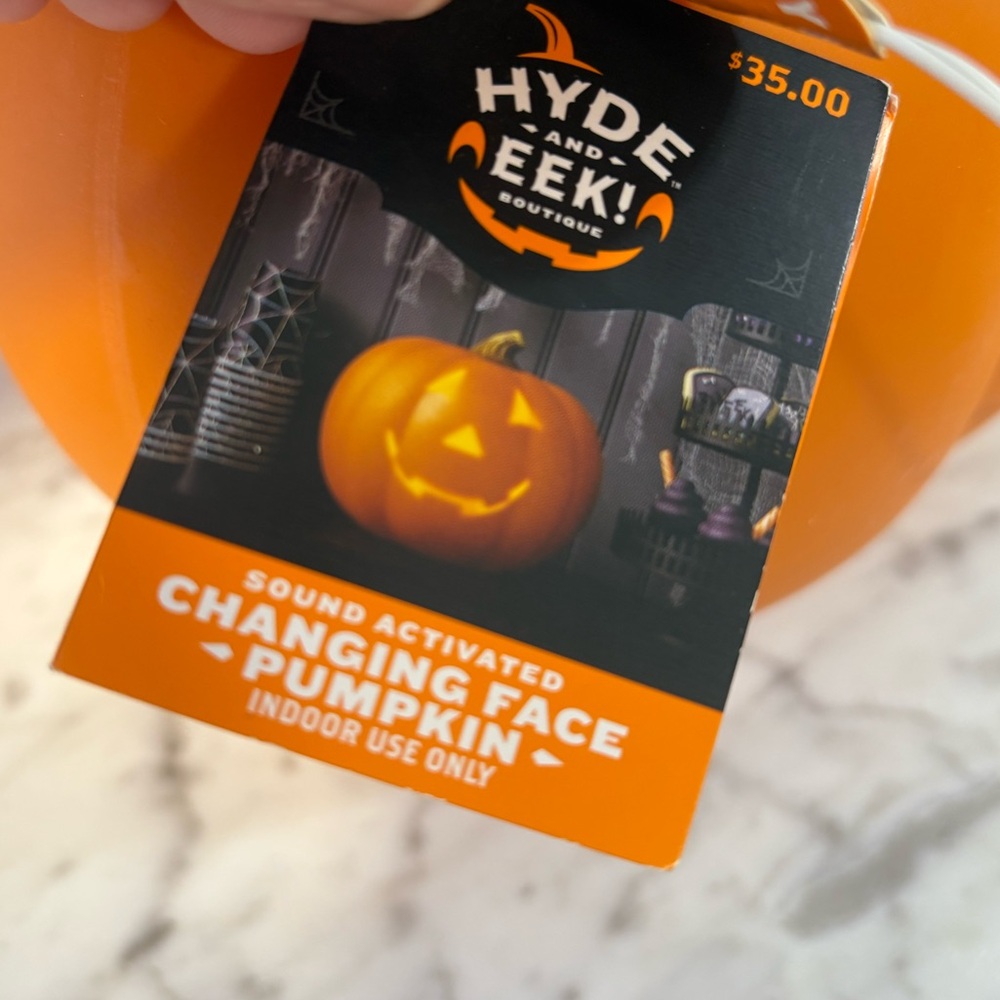 Hyde and Eek! Sound Activated Changing Face Pumpkin - Picture 7 of 12